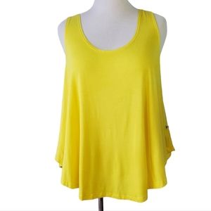 Tank Top Shirt XXL Flowy Loose fit Yellow